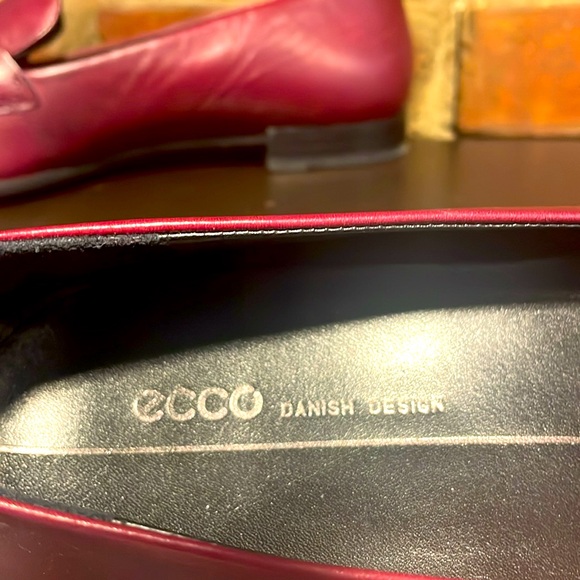 Ecco Leather Tassel Loafers Cordivan - Picture 2 of 6